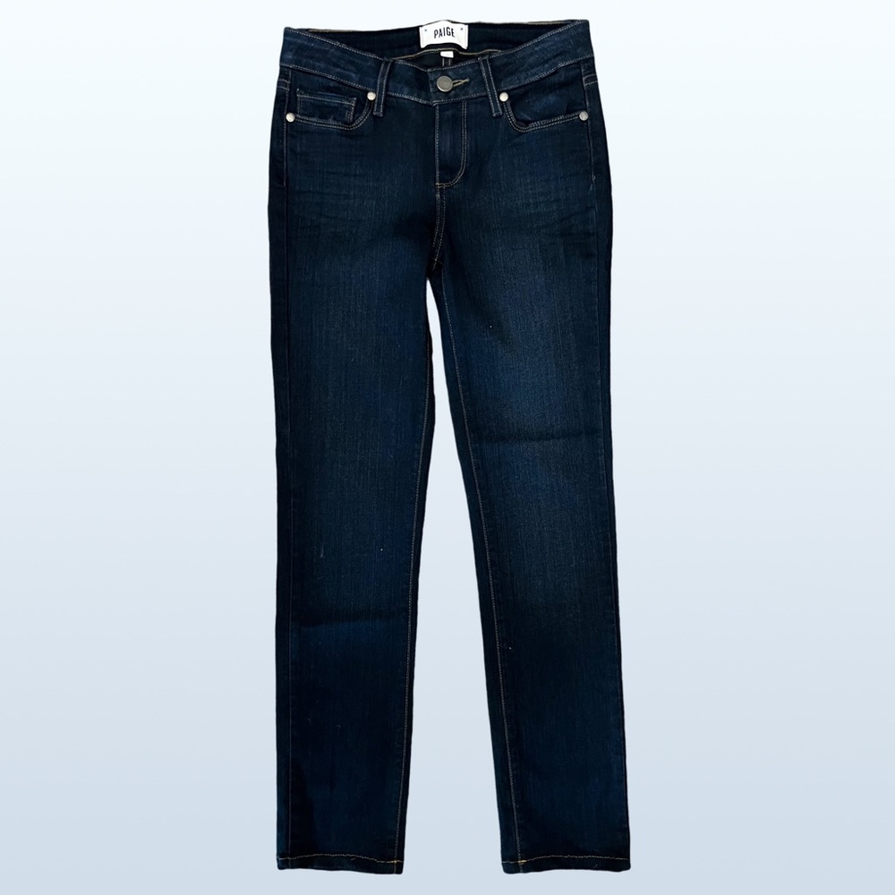 ⚜️Designer: PAIGE Skyline Skinny Dark Wash Midrise Jeans, Women’s Size 25